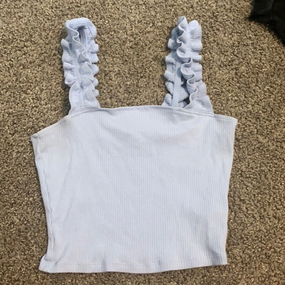 Light blue crop tank! - Picture 1 of 2